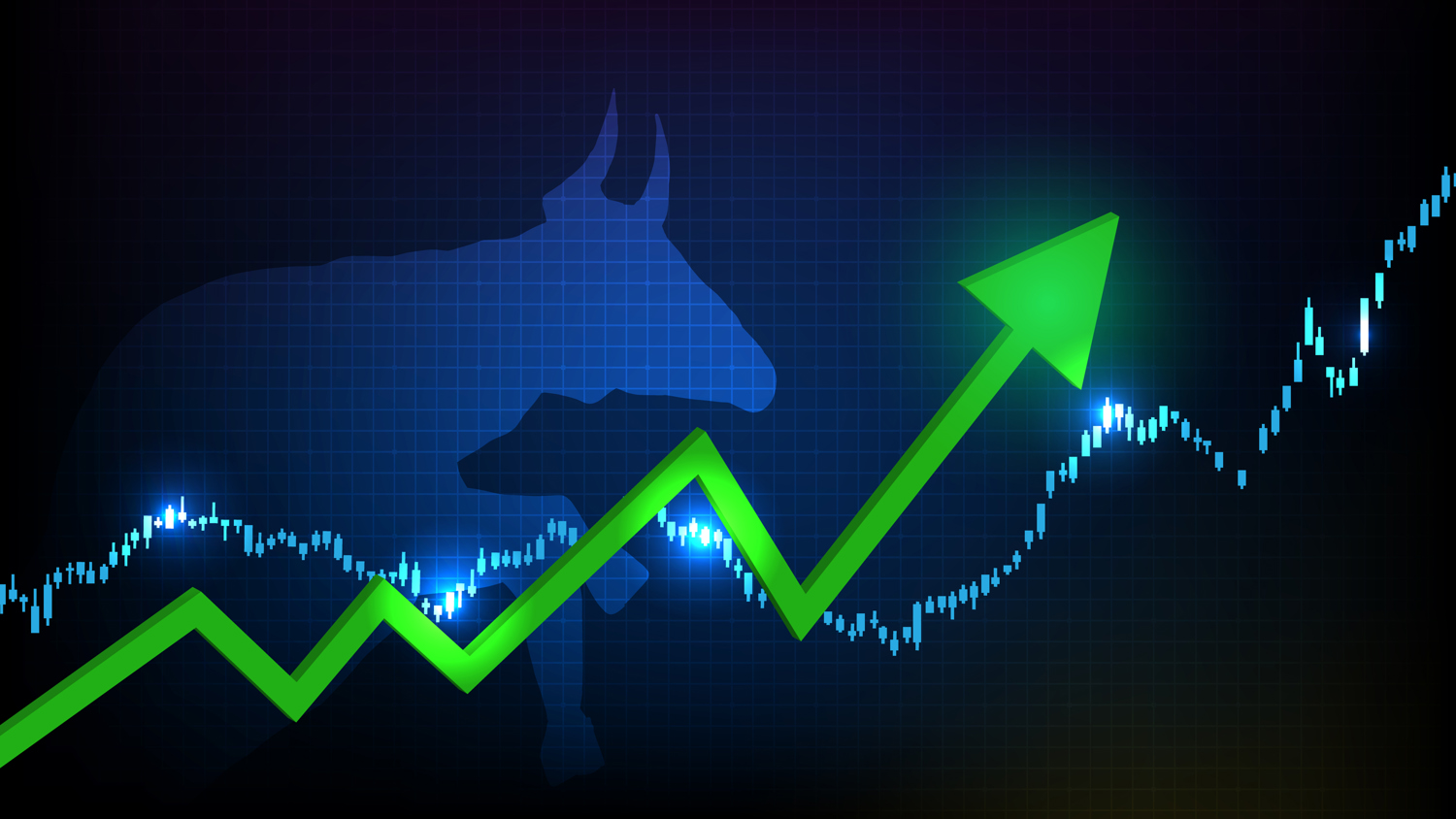 Bullish traders, betting on upside potential, bullish stock prospects, record highs
