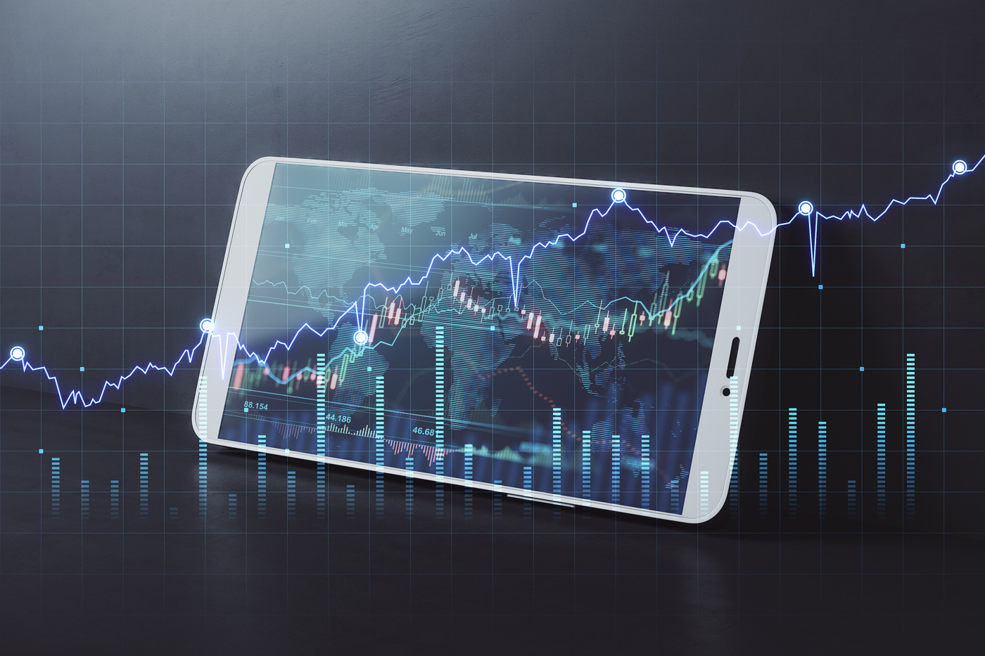 Share price chart, share analysis, share selection, share chart