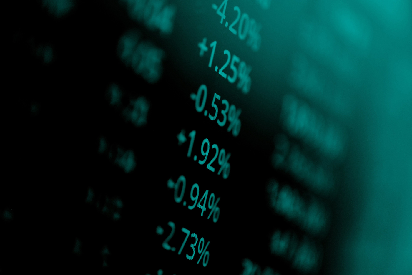 Share price ticker, share trading, stock market, buy shares